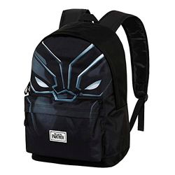 Marvel Black Panther Wakanda-FAN HS Backpack 2.0, Black, 18 x 30 x 41 cm, Capacity 22 L