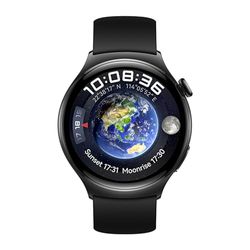 HUAWEI WATCH 4 Smartwatch,Vetro curvo 3D,Check salute Multi-Point in 1 min,eSIM,Nuovi anelli attività,Batteria fino a 14 giorni,100+ workout,Compatibile con Android e iOS,Versione italiana,Nero