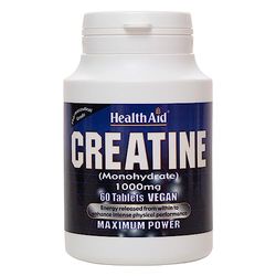 HealthAid Creatine Monohydrate 1000mg - 60 Tablets