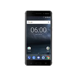 Nokia 6 smartphones (13,9 cm (5,5 inch), 32 GB, 16 megapixel camera, Android 7.0, Single Sim) matzwart, versie 2017