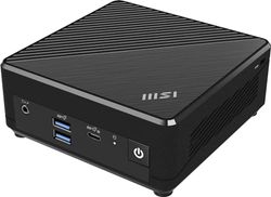 MSI Cubi N ADL-001BEU Mini PC Barebone - CPU Intel N200, Ultra 4K HD, 3200MHz SO-DIMMs, M.2 SSD, 2.5 HDD, USB 3.2 Gen 2, Tipo-A/Tipo-C (DP Alt), HDMI 2.1 e DP 1.4 – Montaggio Vesa, Bluetooth 5.1, WIFI