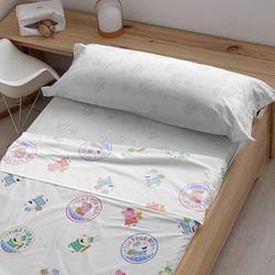 BELUM | 100% bomull Peppa Pig Time Bed 90 (160x270 cm) Lakeset | Lätt mjukt och bekvämt | Peppa Pig Lakeset Officiell licens