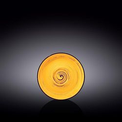 Wilmax WL-669434/B - Sottovaso in porcellana, diametro 12 cm, colore: Giallo