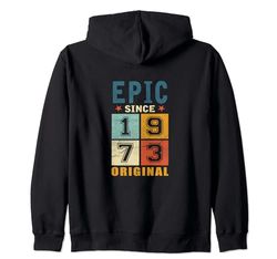 Classic 1973 Original Vintage Epic since Cumpleaños Sudadera con Capucha