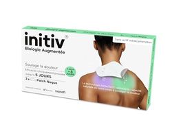 Initiv Patch nuque – Soulage la douleur jusqu’à 5 jours – Dispositif Médical – Sans actif médicamenteux – Boite de 3 patchs - Adultes