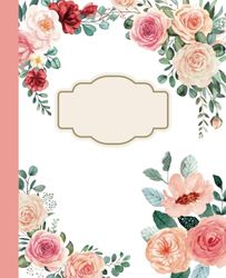 Composition Notebook: Pink Flowers | Journal