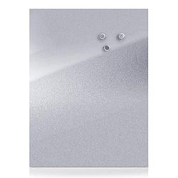 Zeller 11119 Bacheca Magnetica, Stainless Steel, Argento, 79.5x60x1.4 cm