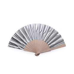 eBuyGB 1335214 Opvouwbare handheld mooie handventilator bruiloft feest accessoire zakformaat ventilator voor huwelijkscadeau, feestartikelen, doe-het-zelf decoratie, zomervakantie, huisdecoratie,