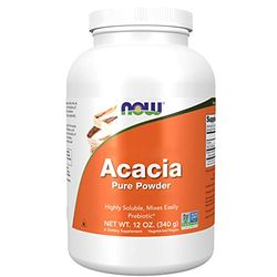 Now Foods, Acacia Fiber (Fibre d'Acacia), Fibre Naturelle, 240g de Poudre végétalienne, Testé en Laboratoire, Sans Soja, Sans Gluten, Végétarien, Sans OGM
