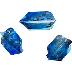 Bull's Lightning Flights Slim, Freccette Unisex-Adulti, Blu, Taglia Unica