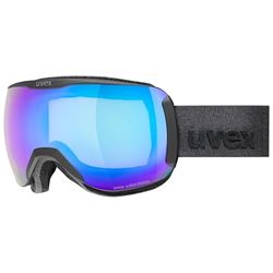 uvex downhill 2100 CV - Gafas de esquí para adultos - filtro categoría 2 - tintadas para realzar el contraste - blck SL/blue-green - one size