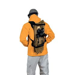 Wantalis RaqBack - Porta le tue racchette con 2 mani libere, colore: nero
