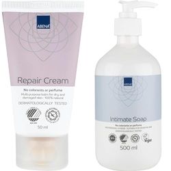 Abena Nipple Cream | Nipple Cream For Sore Nipples | Nursing Essentials Nipple Cream for Post Partum Care | 100% Natural Skincare | New Mum Essentials + Intimate Soap 500ml