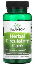Swanson - Herbal Circulatory Care | Heart and Circulatory Health Support - 60 Capsules
