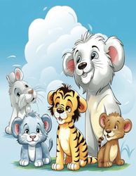 Primary Notebook: Baby Animals 3