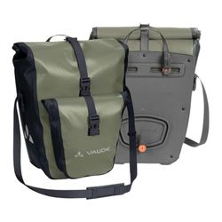 VAUDE Aqua Back - Borsa per bicicletta, 2 borse per la ruota posteriore (2 x 24 l), impermeabili, made in Germany