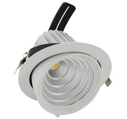 Digilamp-57-Chip X5004D-WH3K-Lampada LED downlight orientabile, colore: bianco