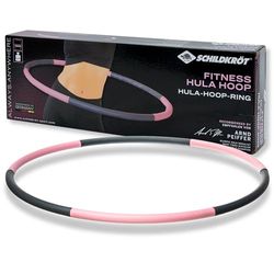 Schildkröt Fitness Hoop, hoelahoepring, 90 cm diameter, 0,8 kg, grijs-roze, in 4 kleuren doos, 960234