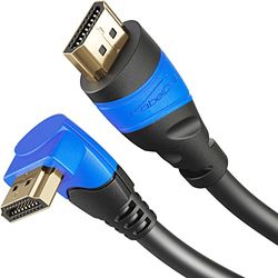 KabelDirekt – 7,5m Cable HDMI 4K 270°, compatible con (HDMI 2.0a/b, 2.0, 1.4a, 4K Ultra HD, 3D, Full HD 1080p, HDR, ARC High Speed con Ethernet, PS5, XBOX, HDTV), TOP Series