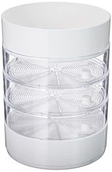 Nobby - 3-bakken Zaai- en Zaaimachine - Kunststof - Wit - Modern - Indoor - 20.32 cm x 15.24 cm x 15.24 cm
