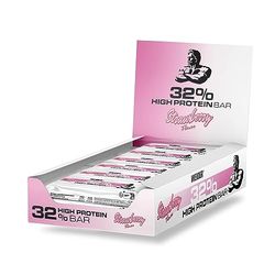 Weider 32% High Protein Bar (12x60g) Strawberry Flavour. Chocolate Coated Bar with High Protein Content Core. Muscle Building and Maintenance Support. Ideal Before or After Training. Delicious Tastes