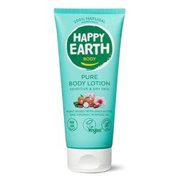 Happy Earth Loción Corporal - Para Hombres y Mujeres - Loción Corporal - 100% Ingredientes Naturales & Veganos - Para Piel Seca y Sensible - 200 ML