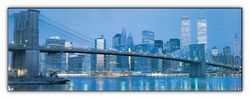 BERENHOLTZ - Brooklyn Bridge To Downtown Manhttan (panelen 140x50 cm)