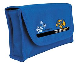 TravelSafe Unisex igiene ISO Medi, con Elemento di Raffreddamento, Blu, 21 x 6 x 14 cm