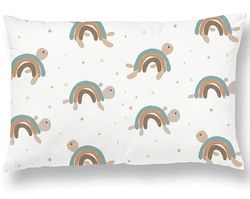 SUPERBE BEBE Funda de Almohada para Niños de Tamaño 33x45 en Algodón Oeko-Tex - Funda de Cojín Suave y Cómoda - Funda Almohada Niño - Ideal para la Habitación del Pequeño - 10 Colores