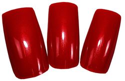 World of Nails de diseño Full Size Tips Vino Rojo 100 unidades en tipbox