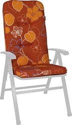Angerer kussen voor hoge rugleuning, exclusief stoelkussen, terracotta