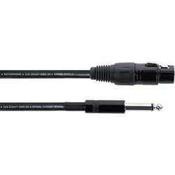 Audiokabel XLR vrouwelijk/mono-jack 5 m