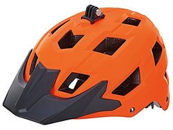 Prophete Unisex - Adulto MTB Casco Bicicletta Dimensione: 58-61 cm, Arancione, Certificato TÜV/GS