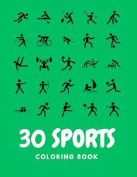 30 SPORTS COLORING BOOK