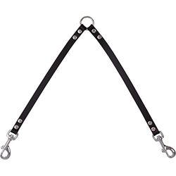 arppe 195421203009 attelage 2 Chiens Cuir Amazone, Noir