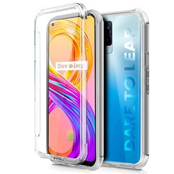 Custodia Cool Silicone 3D per Realme 8/8 Pro (trasparente frontale + posteriore)