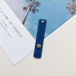 Anybase Support de Prise en Main pour téléphone Portable, Bande de préhension rétractable, Compatible avec la Plupart des Smartphones, Bleu foncé