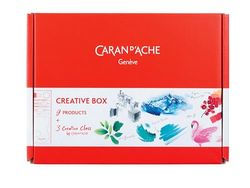 Caran d'Ache Surtido de productos Creative Box + 3 cursos de creatividad en línea. Ref. 3000.023