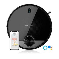 Cecotec Robot Aspirador y Fregasuelos 3490 Elite Robot Aspirador. Láser, 10 Modos de Funcionamiento, Cepillo para Mascotas