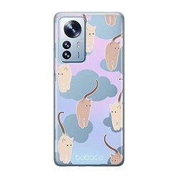 ERT GROUP mobiel telefoonhoesje voor Xiaomi 12 / 12X origineel en officieel erkend Babaco patroon Cats 015 optimaal aangepast aan de vorm van de mobiele telefoon, gedeeltelijk bedrukt