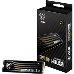 MSI 2TB M.2 Solid State Drive Spatium M480 PRO (PCIe Gen 4.0 x4/NVMe 1.4)