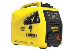 Champion Power Equipment Generador Gasolina + Gas (2000 W, inversor, generador con pantalla LED, doble combustible, extremadamente silencioso) 8200i-E-DF-EU