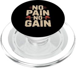Sin dolor no hay ganancia T Sin dolor no hay ganancia Señal Sin dolor no hay ganancia Meme PopSockets PopGrip para MagSafe