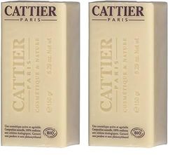 Cattier Savon Doux Végétal - Surgras Karité Bio - Peaux Sèches et Sensibles - 150 g (Lot de 2)