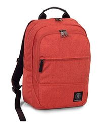 Invicta Backpack, Office Biz S, 13" Laptop Case, Red, 16 L, Work & Leisure
