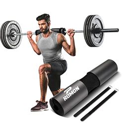 Romon Staafkussen voor fitnessstudio, hals- en schouderkussens, met 2 veiligheidsgordels, voor het optillen van longen, hip thrusts