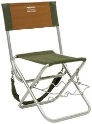 Shakespeare Folding Chair with Rod Rest cadeiras, lona, castanho/verde (castanho/verde), 100