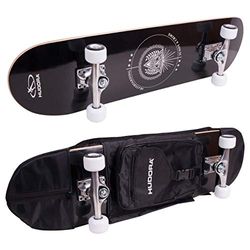 Hudora Skateboard Columbia Heights ABEC 3 con Zaino – Skateboarding, 12173