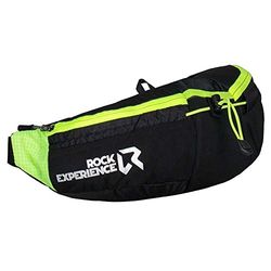 Rock Experience Light Run Sac à Dos Unisexe 0208 Caviar + 2134 Safety Yellow, Taille Unique