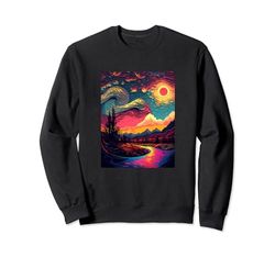 Enjoy Nature Painting Illustration Novelty Graphic Designs Sudadera